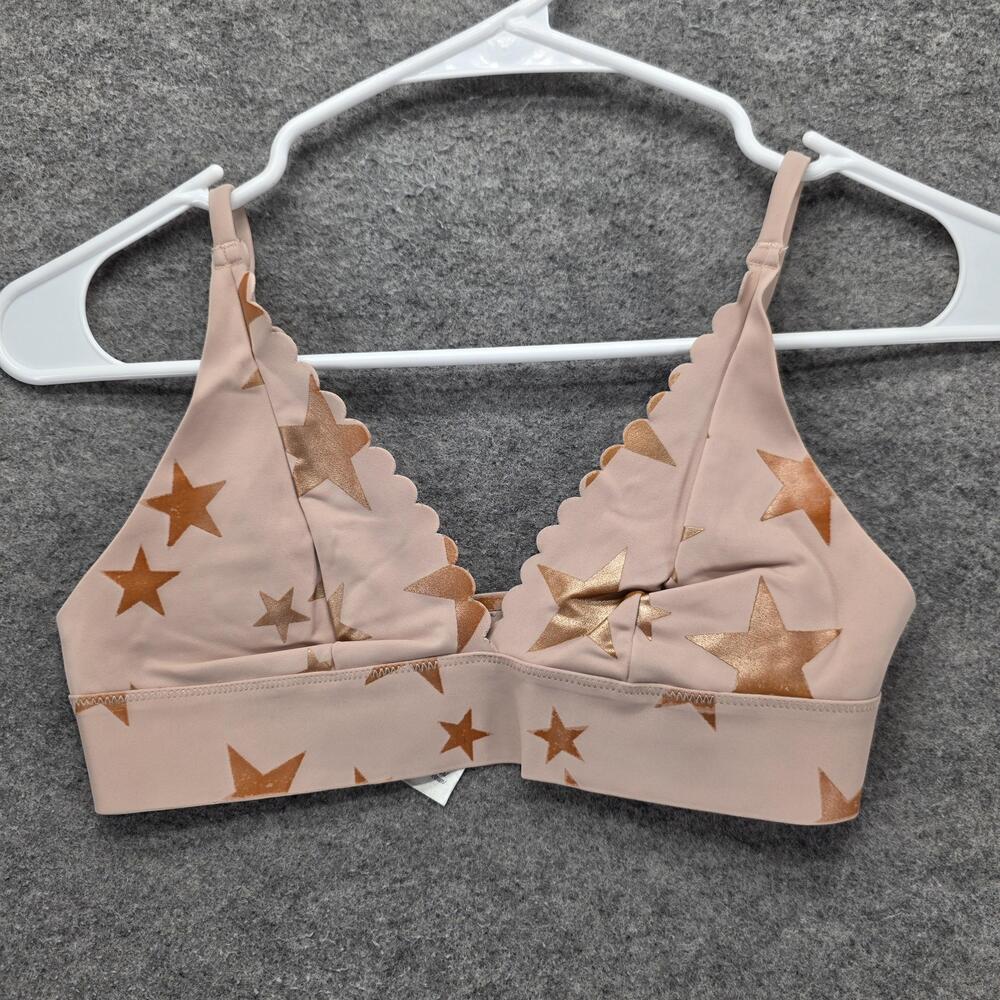 PINK Bra Womens XS Pink Bralette Wireless Lightly Lined Adjustable Strap